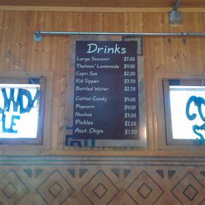 Menu Board | ABQ BioPark Matunda Cafe