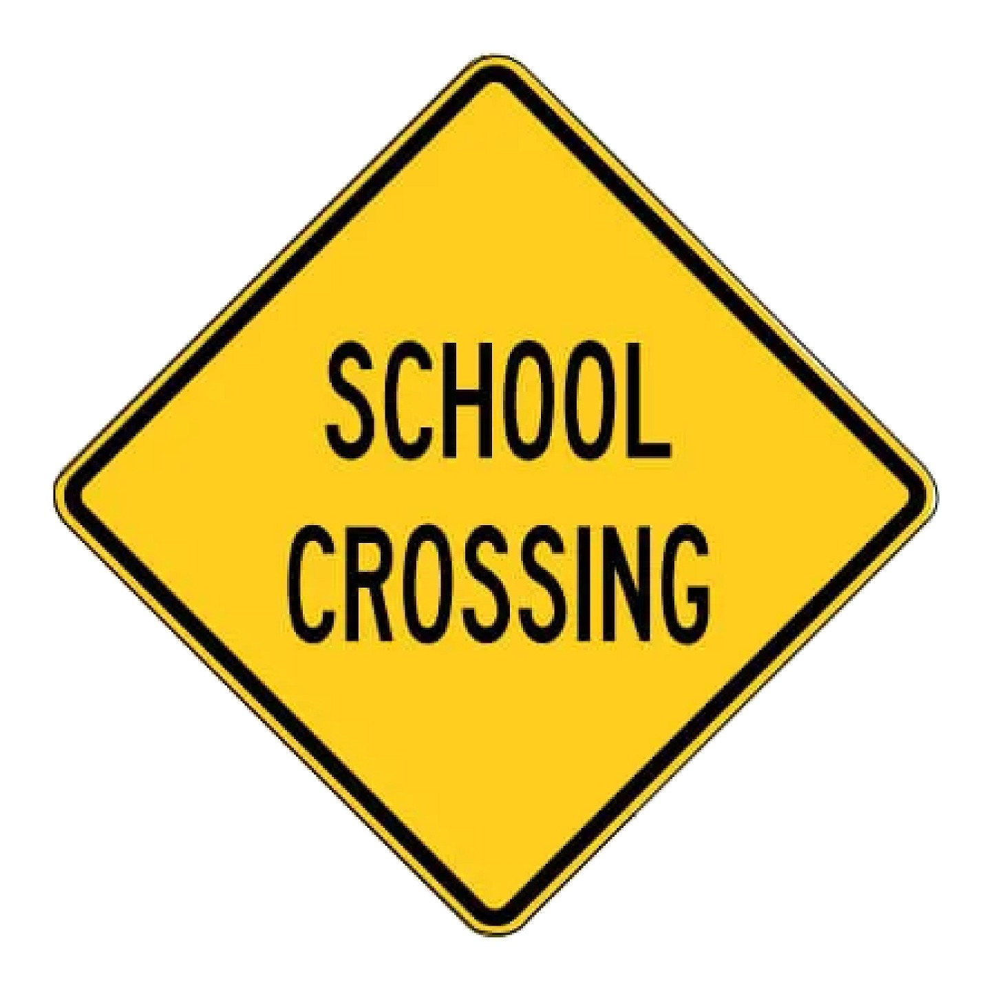School Crossing Sign School Crossing Sign