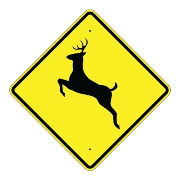 Deer Crossing Sign - MUTCD Compliant