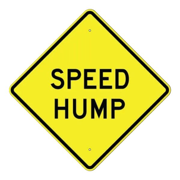 Speed Hump Sign - MUTCD Compliant