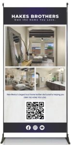 BANNER - STAND - 36X72 - Hakes