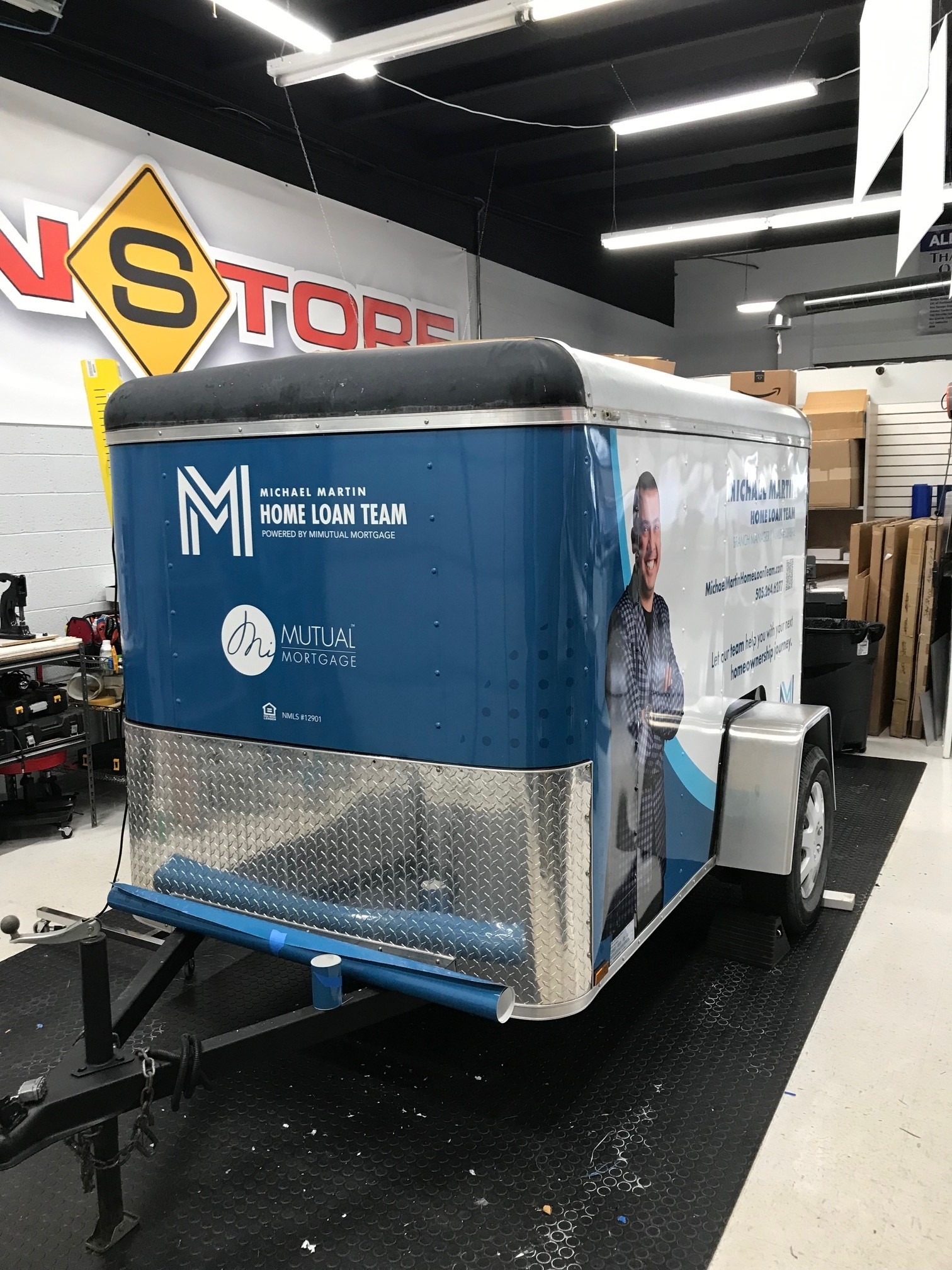 Michael Martin trailer - front