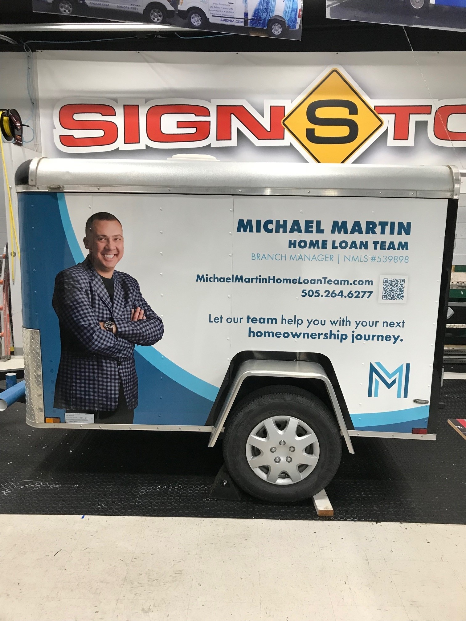 Michael Martin trailer - left side