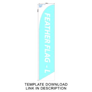 Custom Large Flag Template
