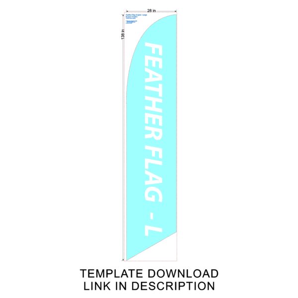 Feather - 14' Large Flag Kit (Custom) - Image 5