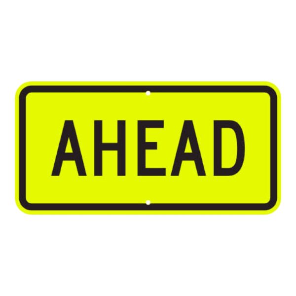 Ahead Sign - Green - MUTCD Compliant