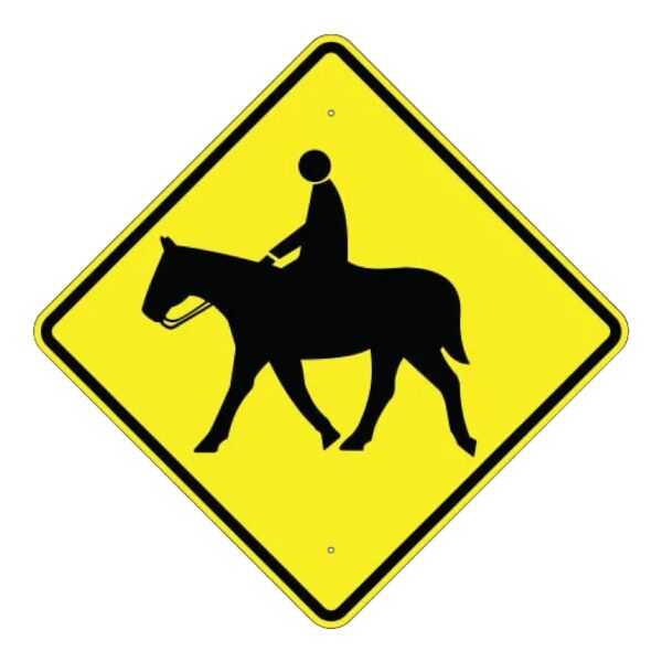 Equestrian Crossing Sign - Symbol - MUTCD Compliant