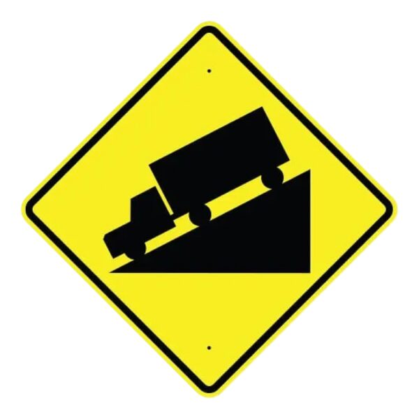 Hill Sign - Symbol - MUTCD Compliant