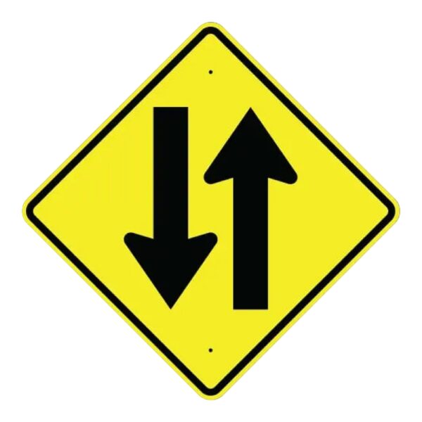 Two-Way Traffic Sign - Symbol - MUTCD Compliant