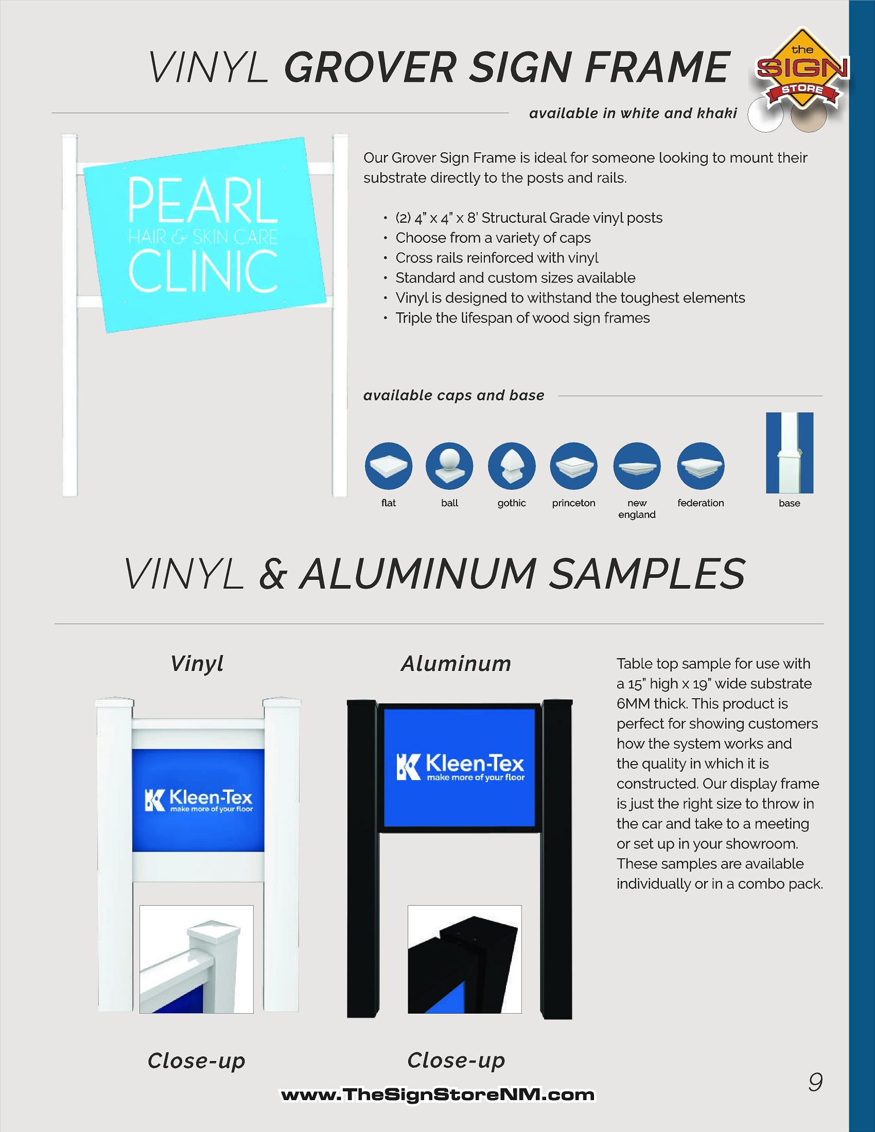 Grover Frame and Aluminum Samples - pg 9