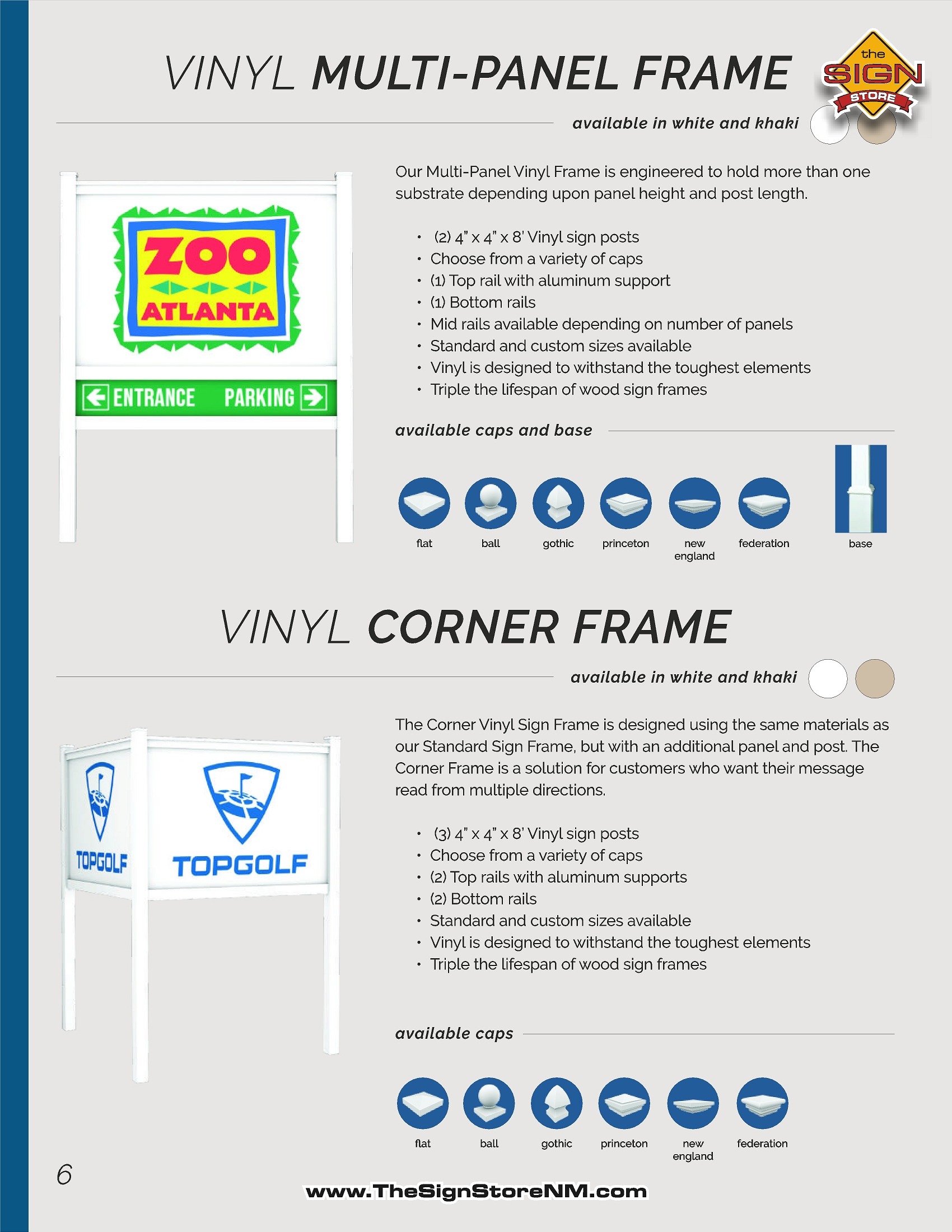 Multi-Panel and Corner Frame - pg 6