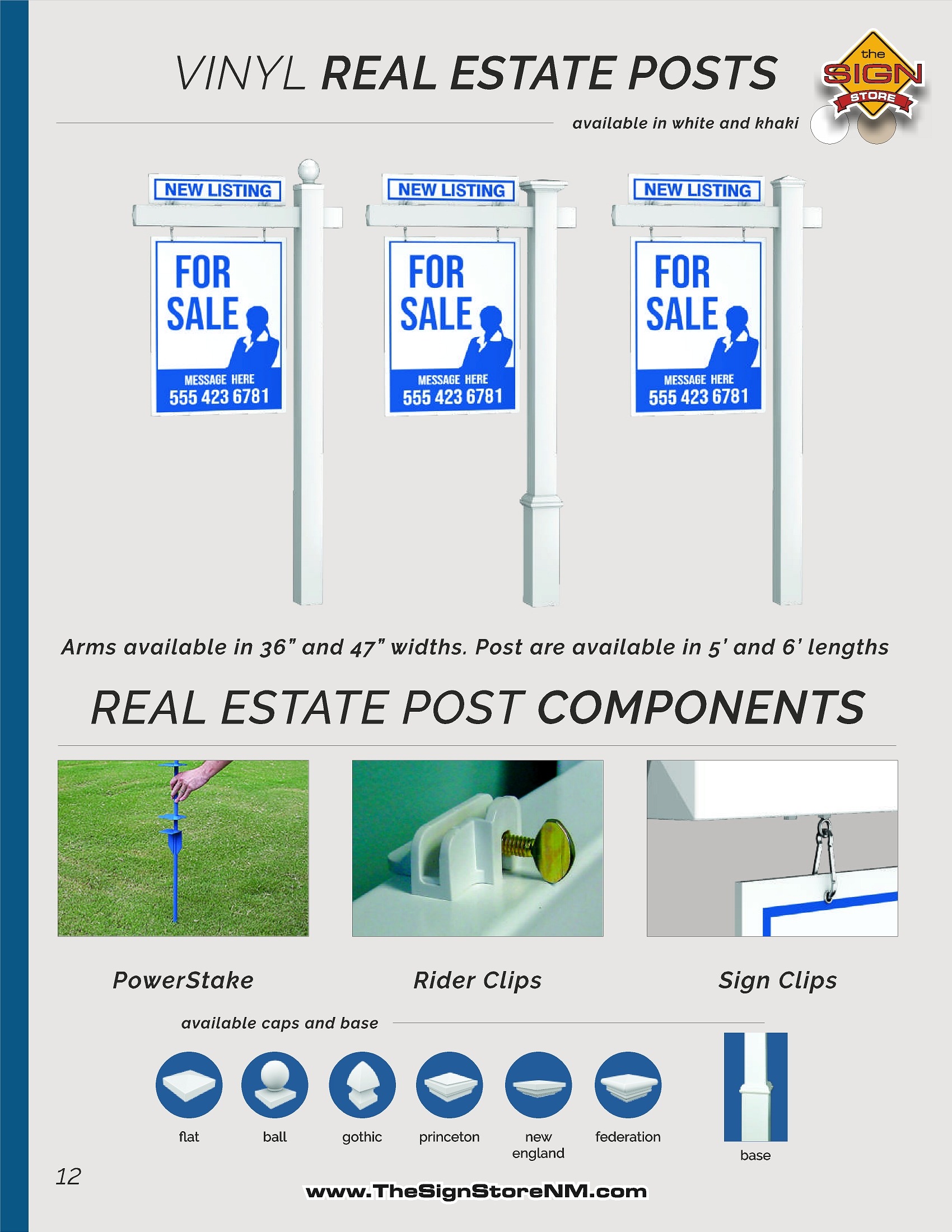 RE Post and Components - pg 12