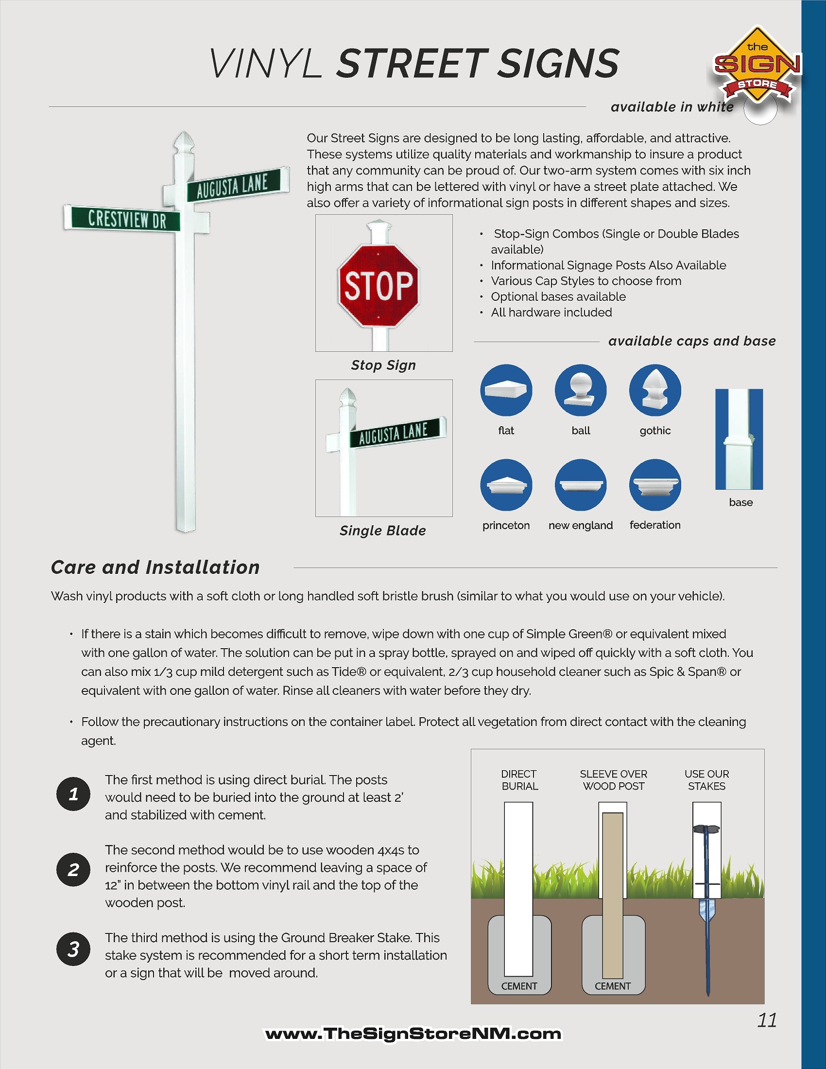 Vinyl Street Signs - pg 11