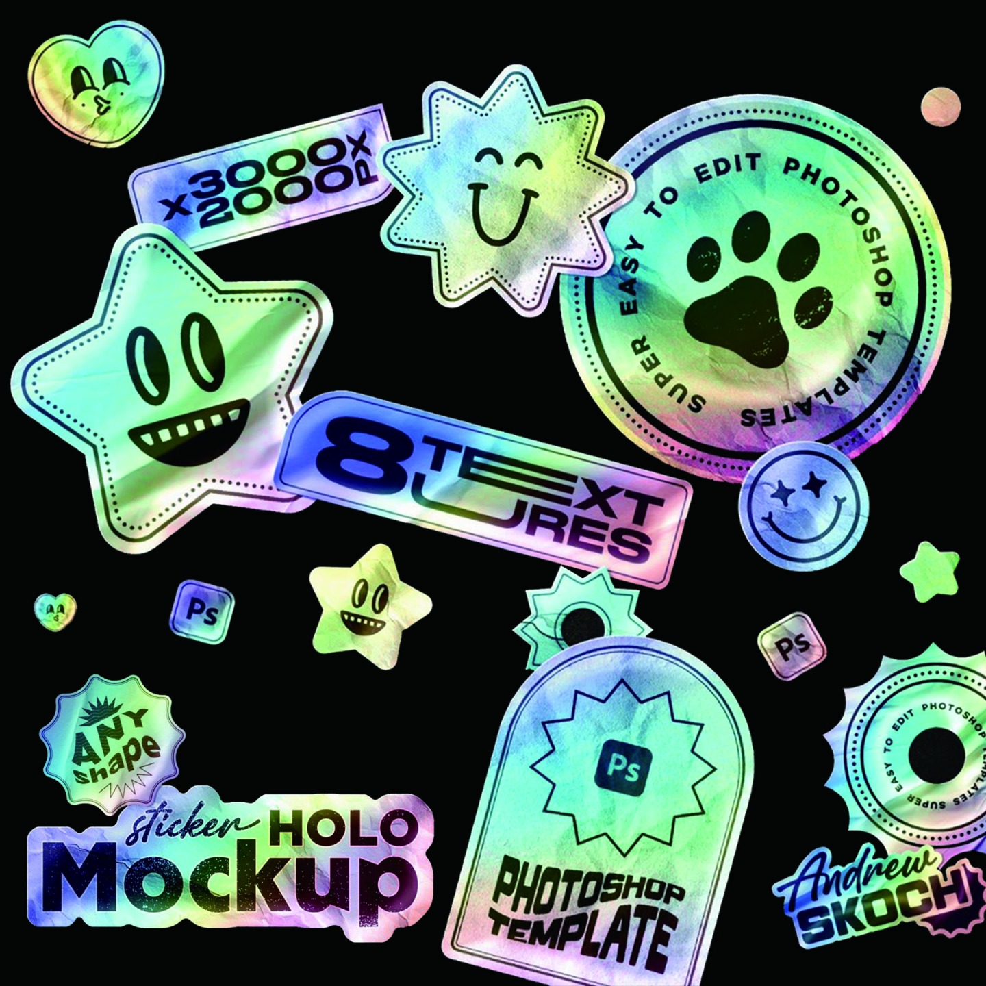Kiss Cut Stickers-Holographic1