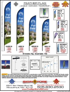 12 - Feather Flags - Custom - Angle