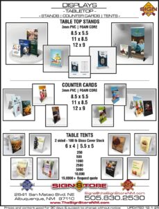 13 - Displays - Tabletop