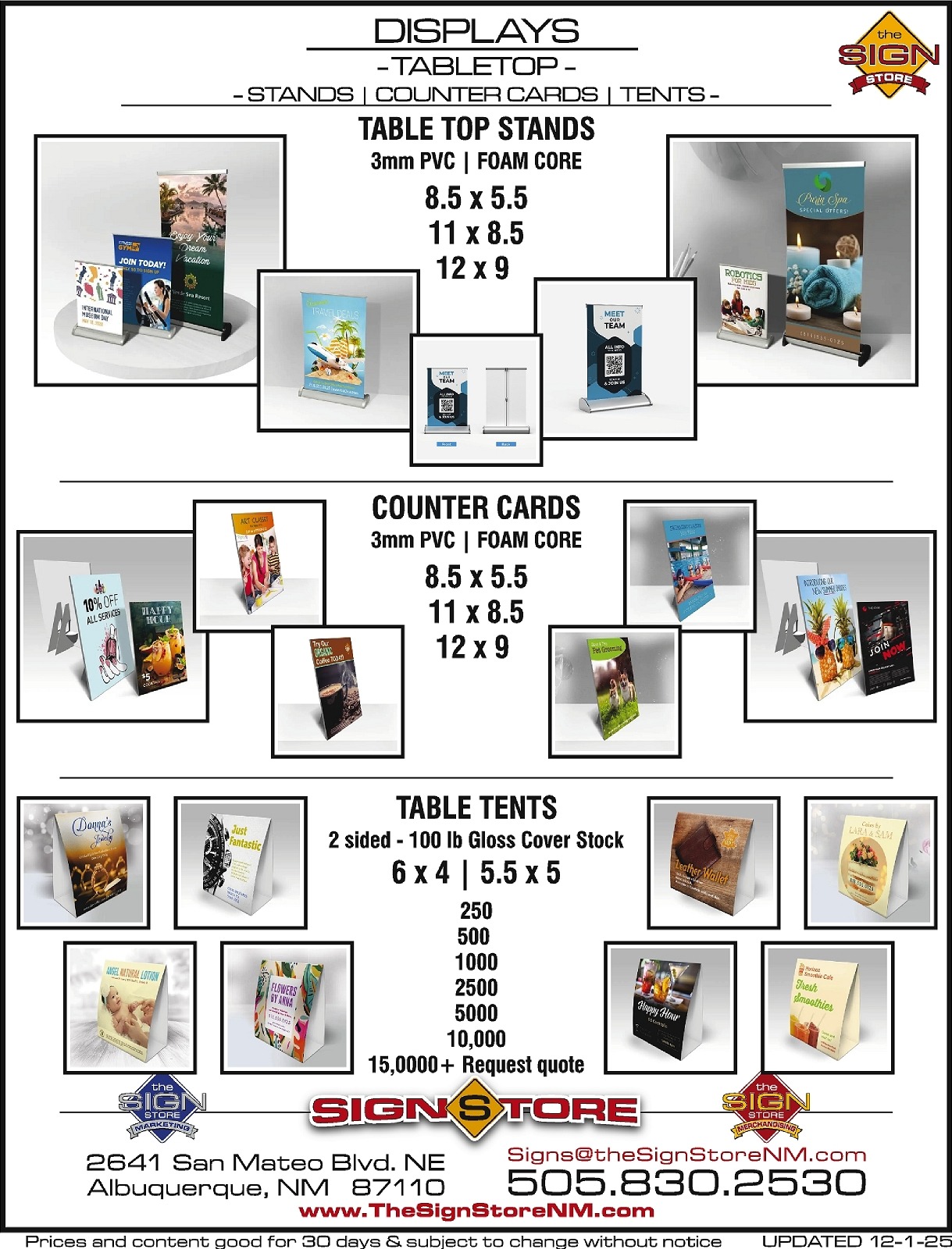 13 - Displays - Tabletop