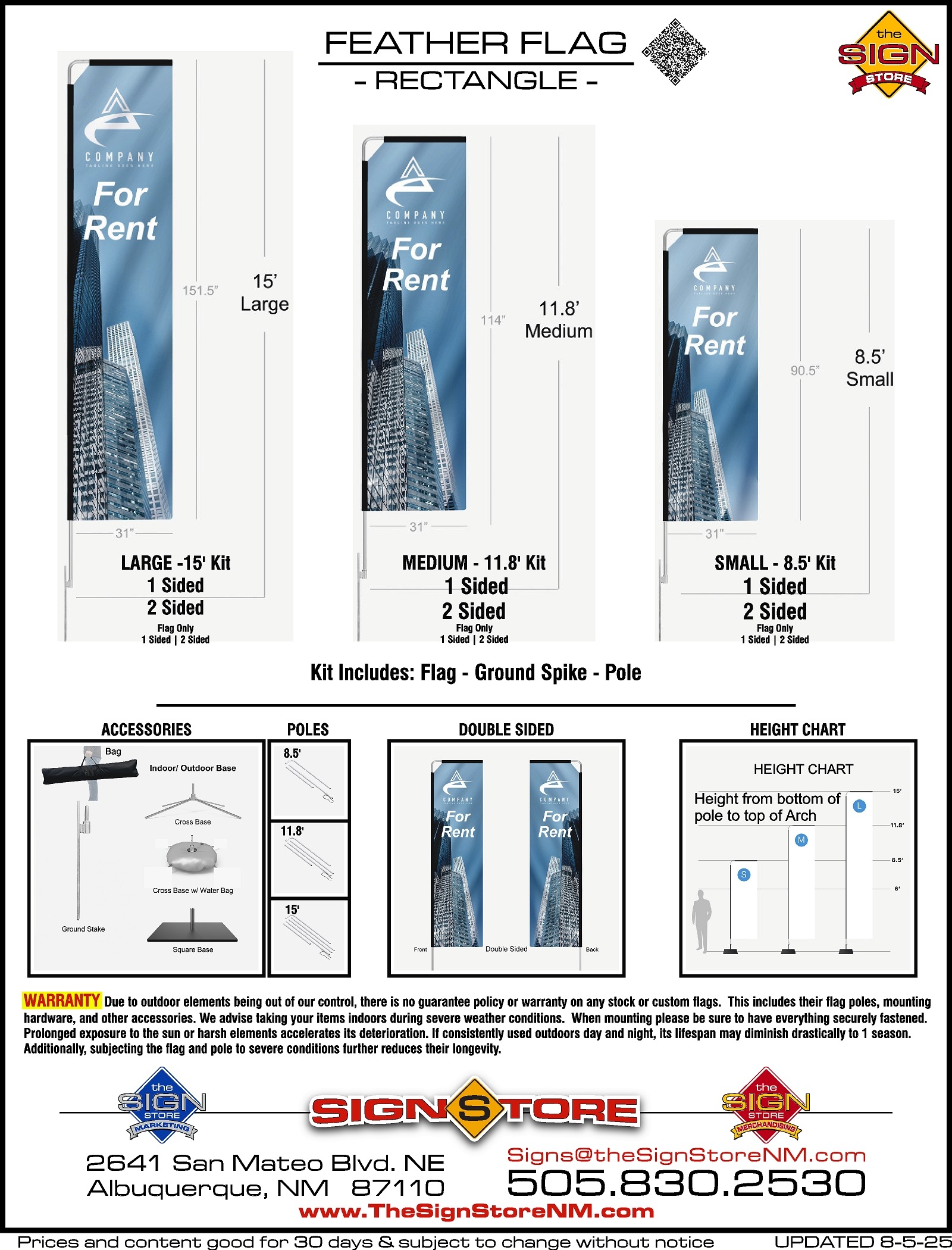 13 - Feather Flags - Custom - Rectangle