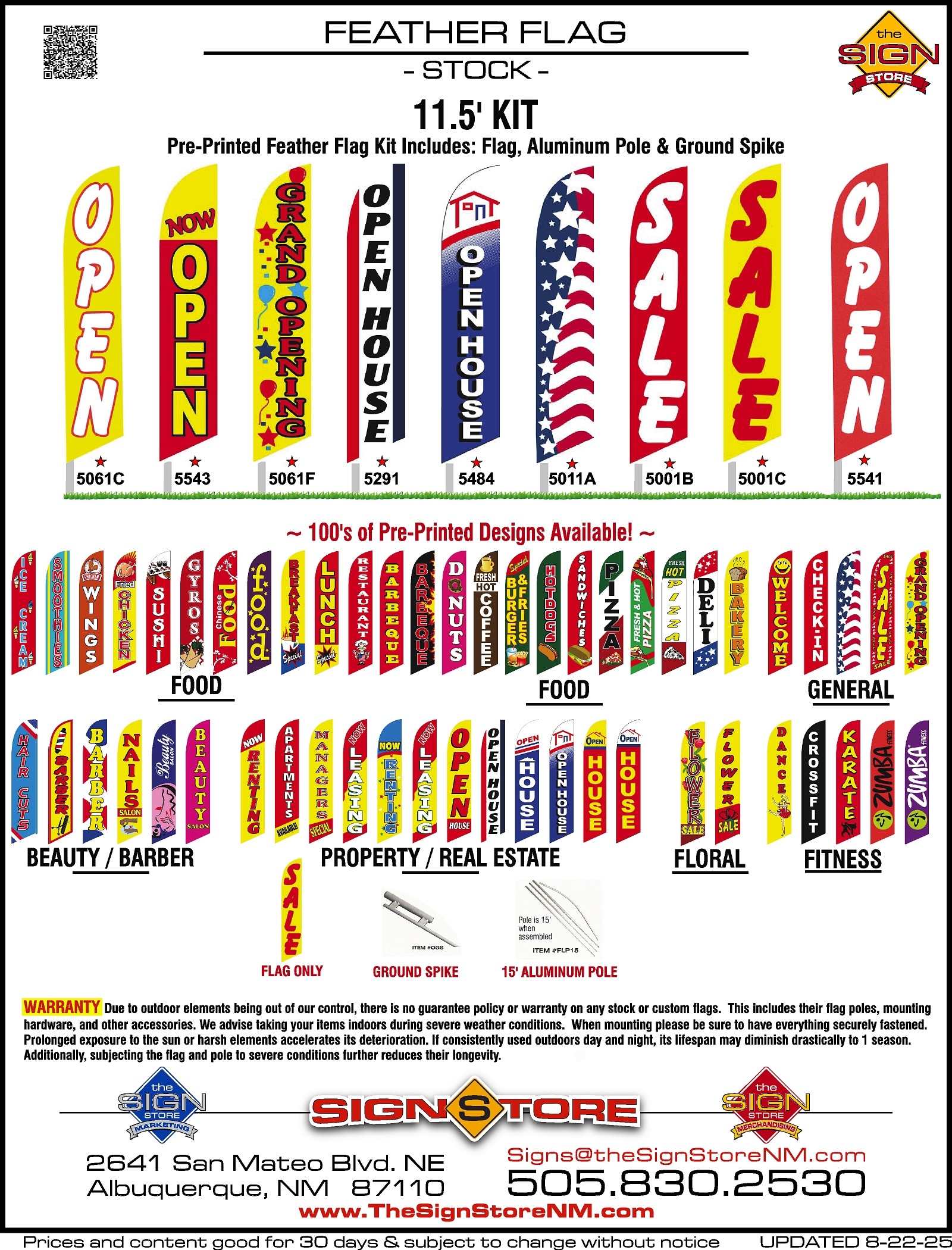 14 - Feather Flags - Stock