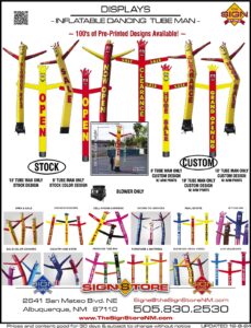 16 - Displays - Inflatable Tube Man Specs