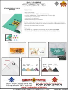 2 - Banners - Vinyl - 18oz