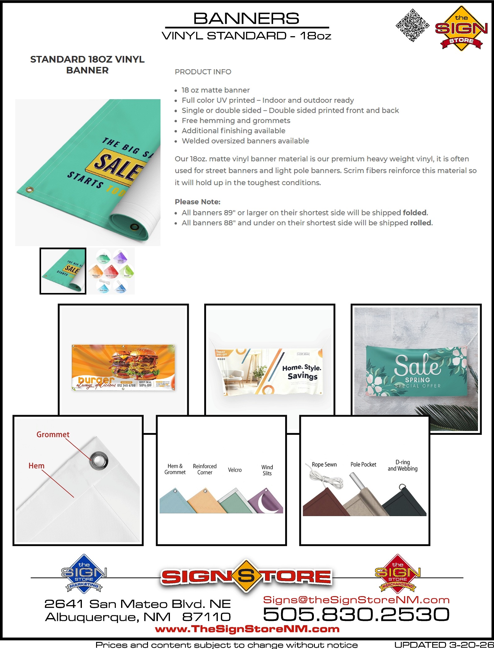 2 - Banners - Vinyl - 18oz