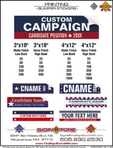 2 - Printing - Bumper Stickers