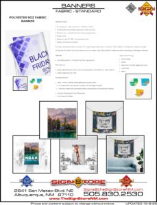 3 - Banners - Fabric - Standard