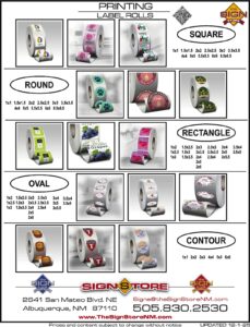 5 - Printing - Label Rolls