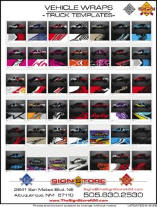 4 - Vehicle Wraps - Truck Templates