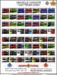 6 - Vehicle Wraps - Van Templates