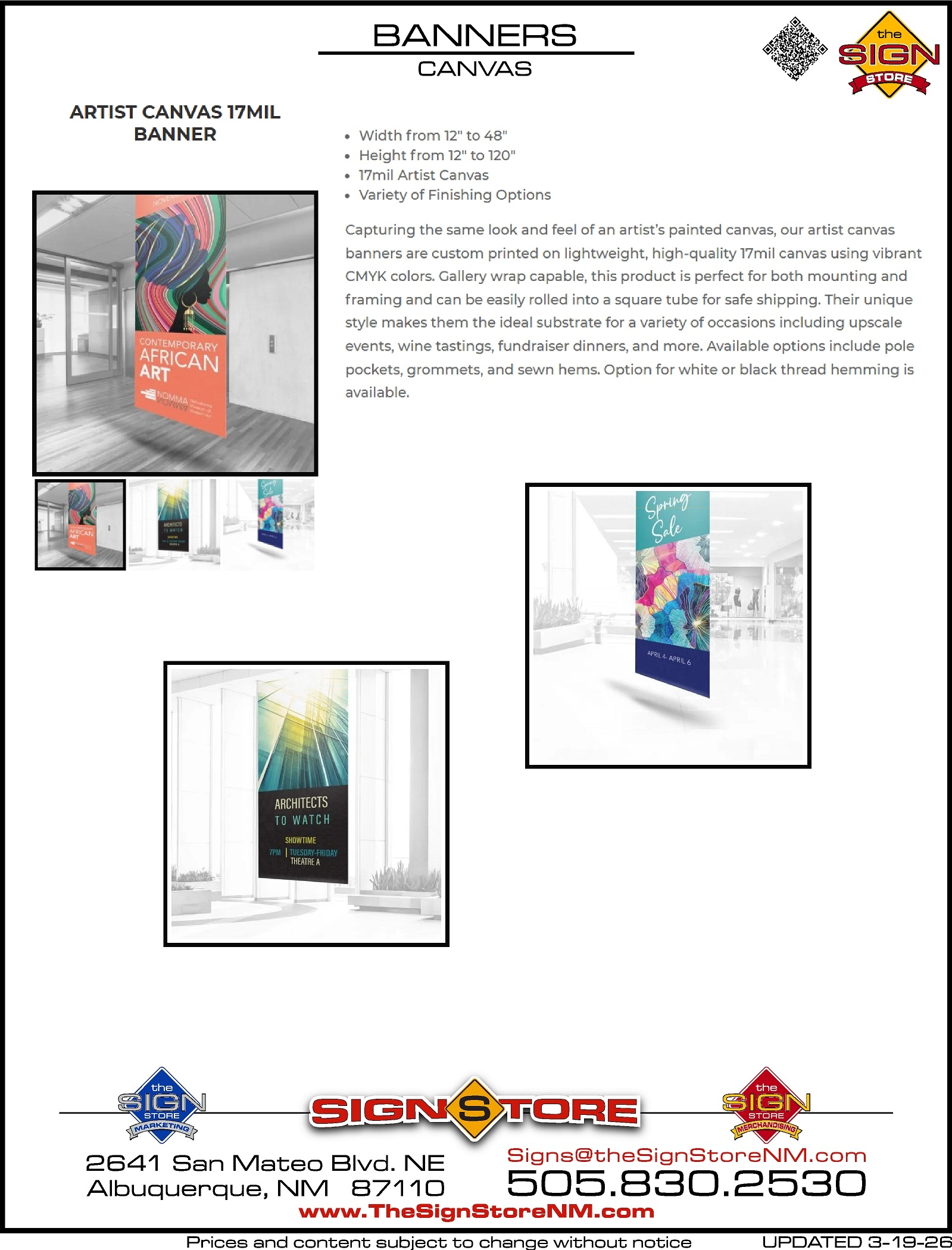 8 - Banners - Canvas