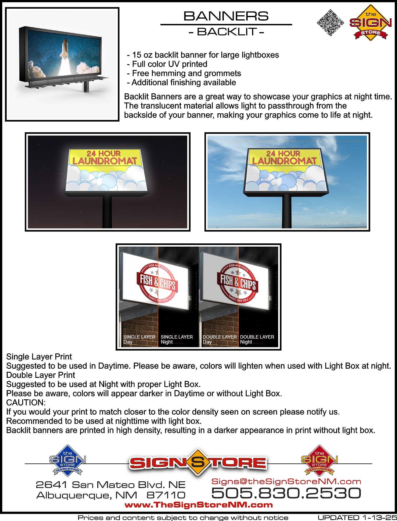 9 - Banners - Backlit