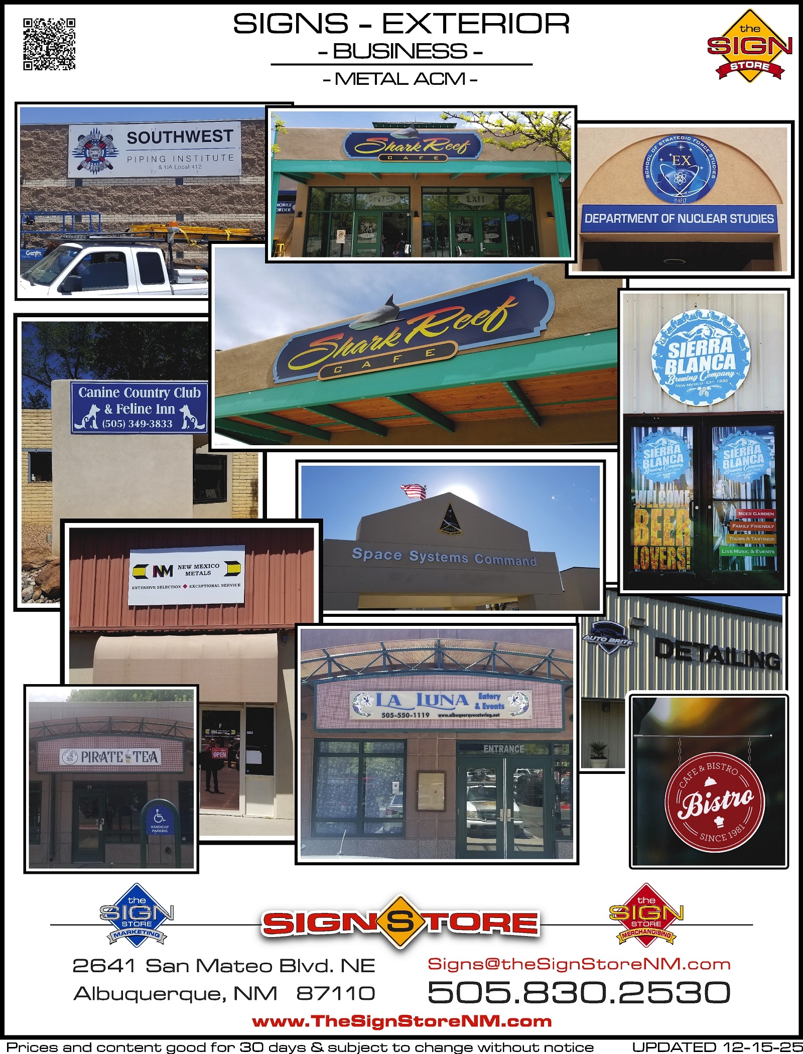 Signs - Exterior - Metal ACM - Business Gallery