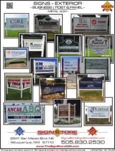 Signs - Exterior - Metal ACM - Business - Post & Panel Gallery