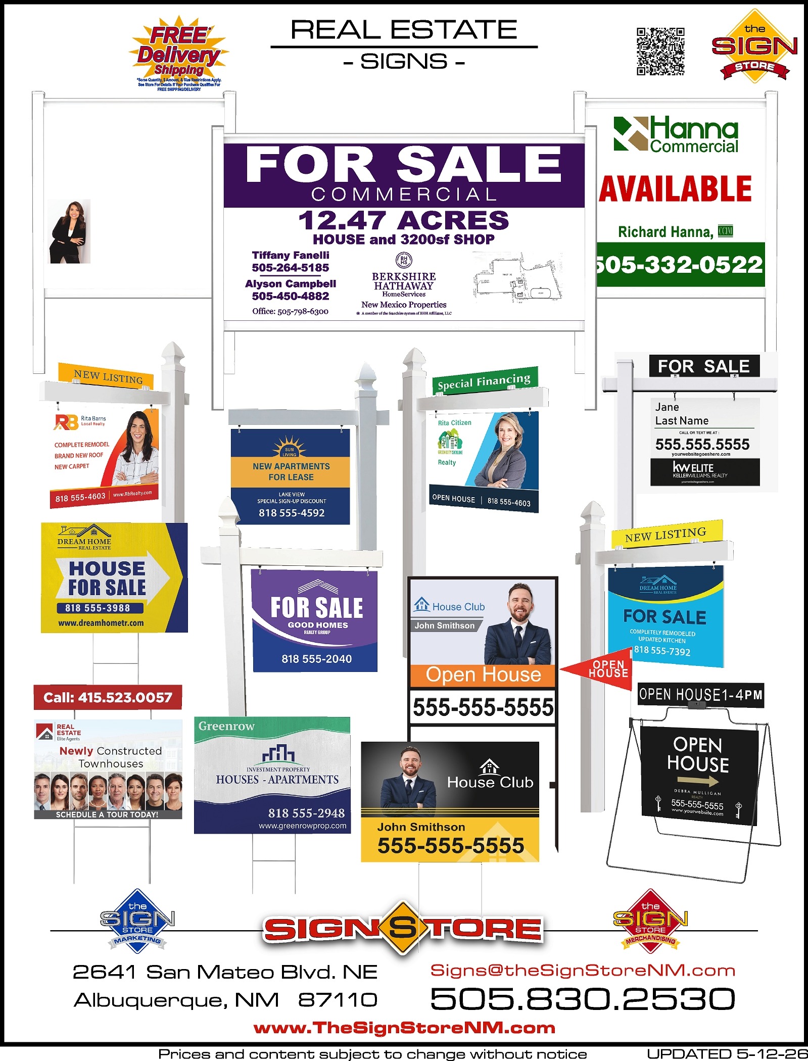 03 - Real Estate - Signs Gallery