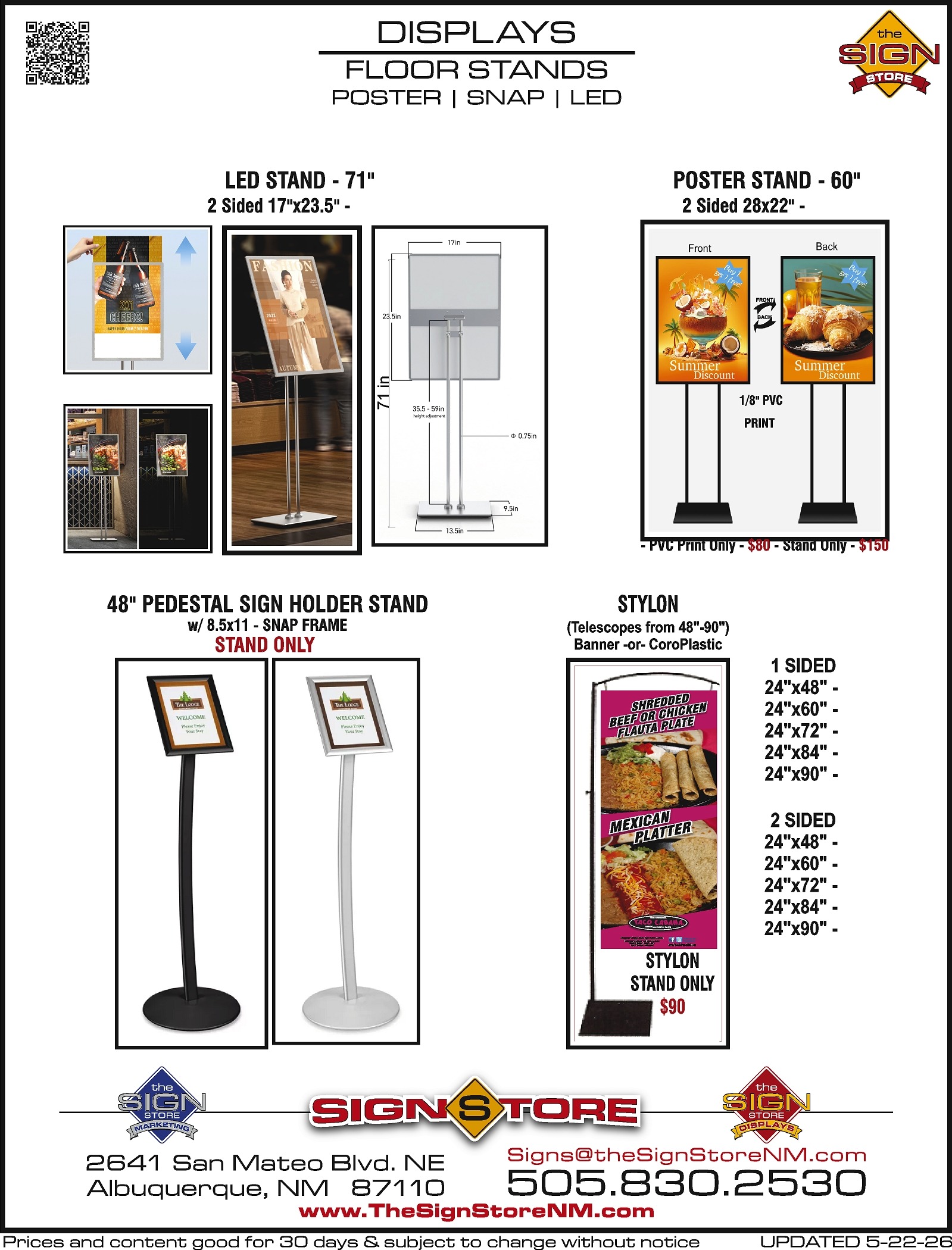 Displays - Floor Stands