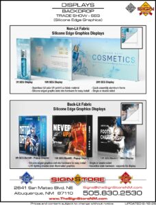 Displays - Backdrop - Tradeshow - SEG Displays