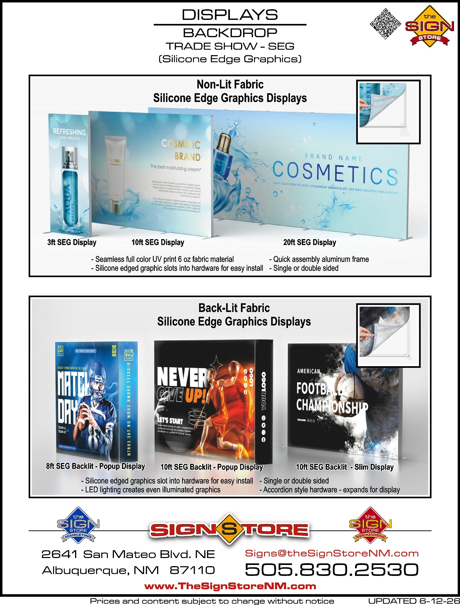 Displays - Backdrop - Tradeshow - SEG Displays