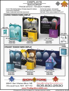 Displays - Backdrop - Tradeshow - Tension Fabric