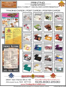 Printing - Card Stock-Rack Cards - Gallery
