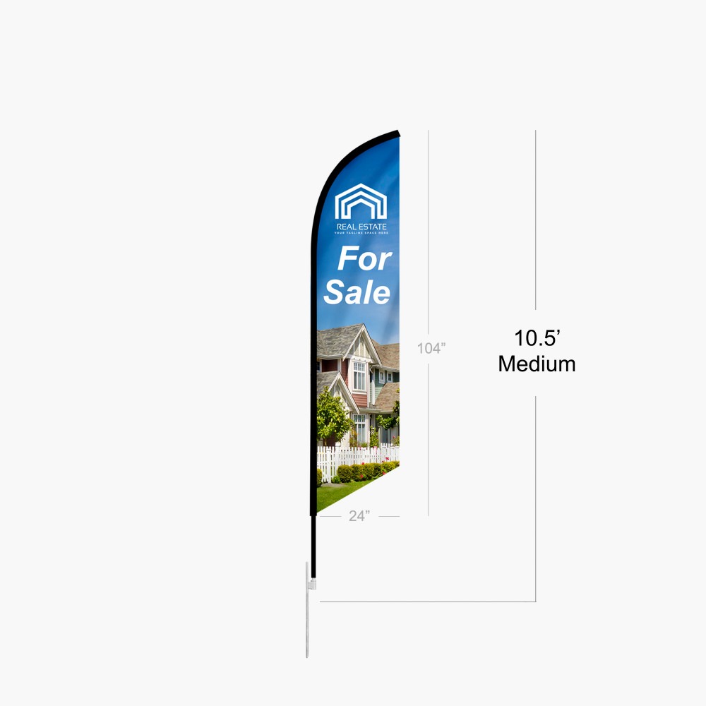 custom medium feather flag