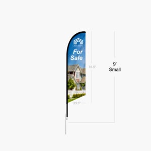 custom small feather flag