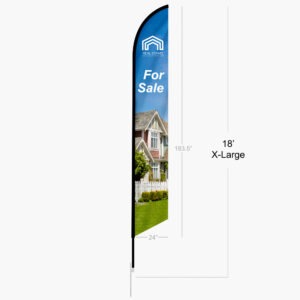 custom xlarge feather flag