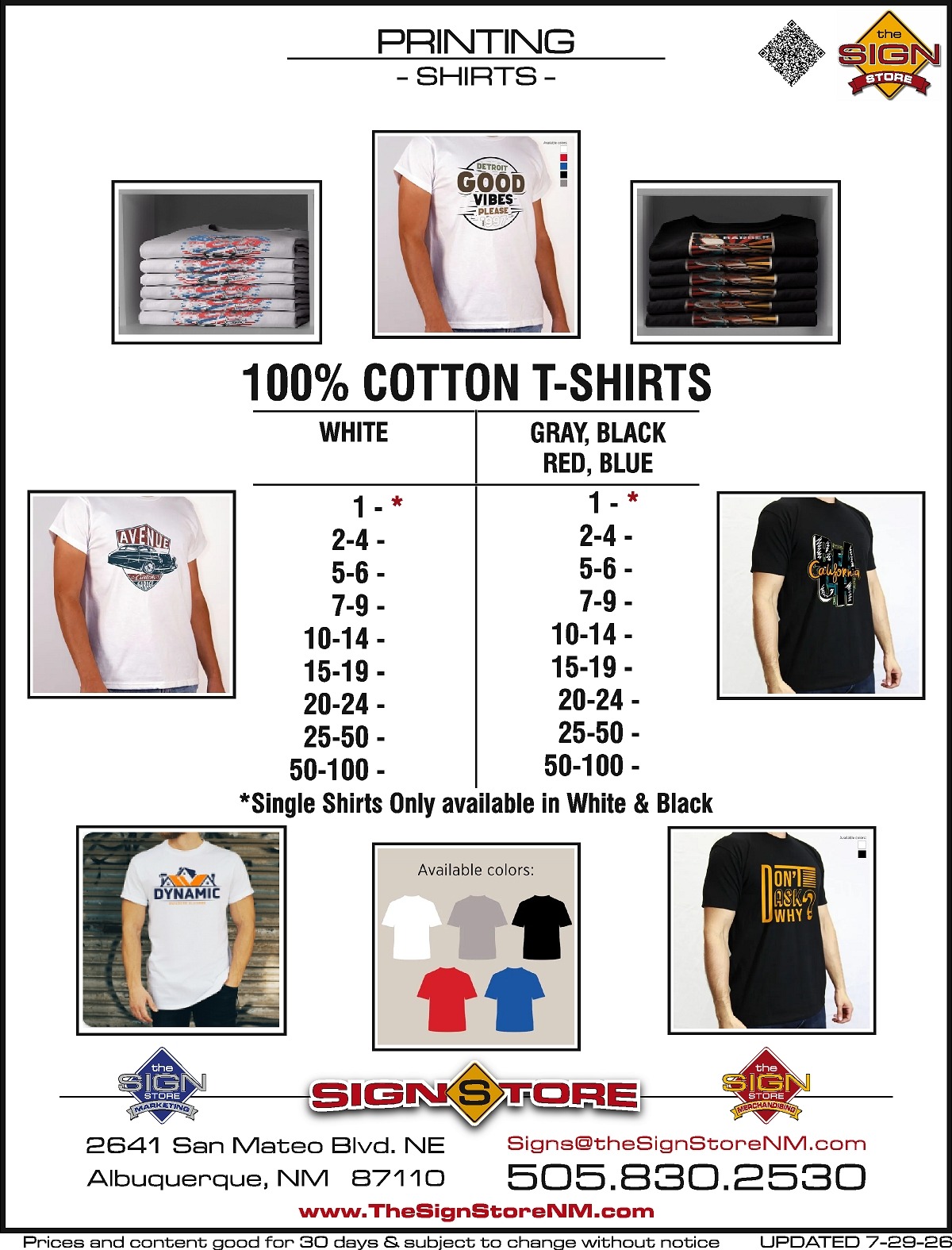 Printing - Shirts